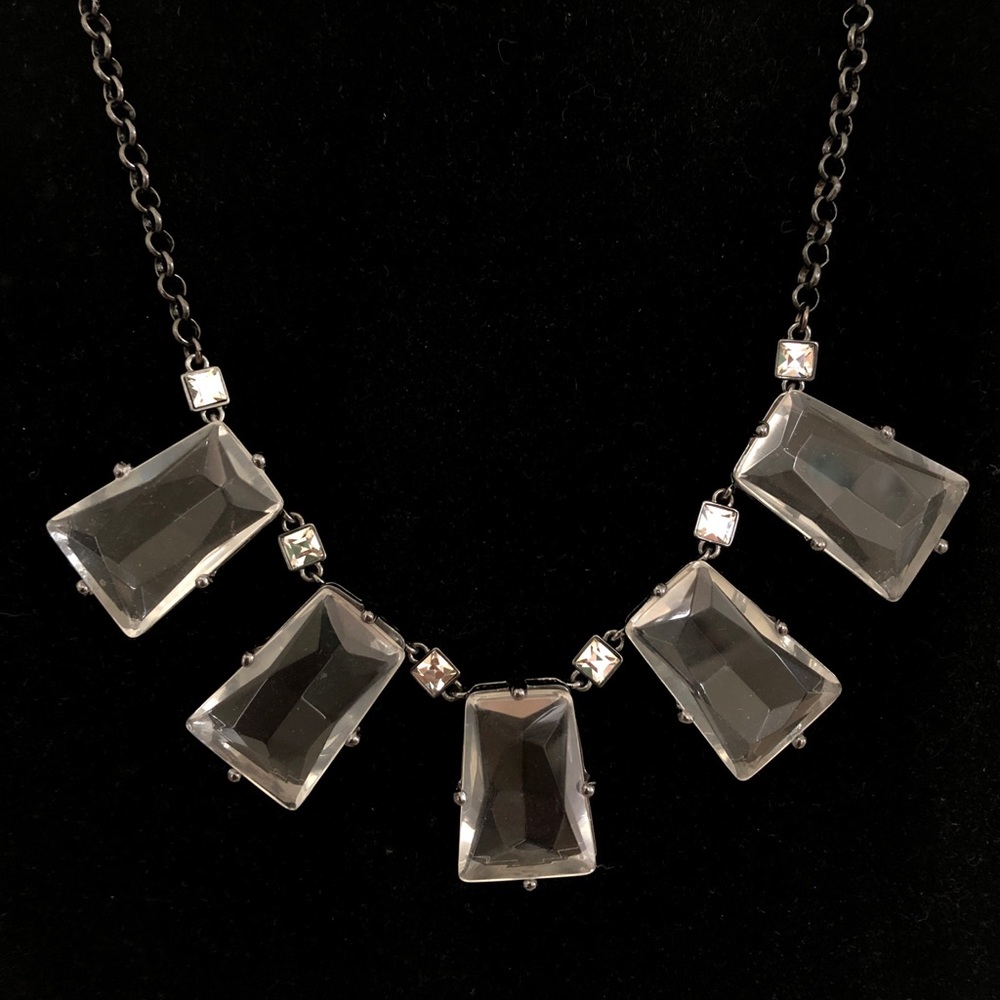 Chunky Faux Crystal Necklace